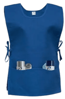 Ask Cindy Shop Protective/Utilitarian Apron in blue